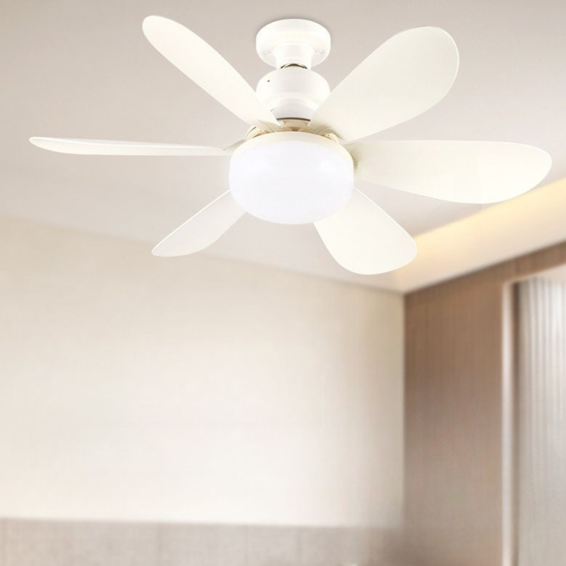 6 Bladen Flushmount LED Plafondventilator