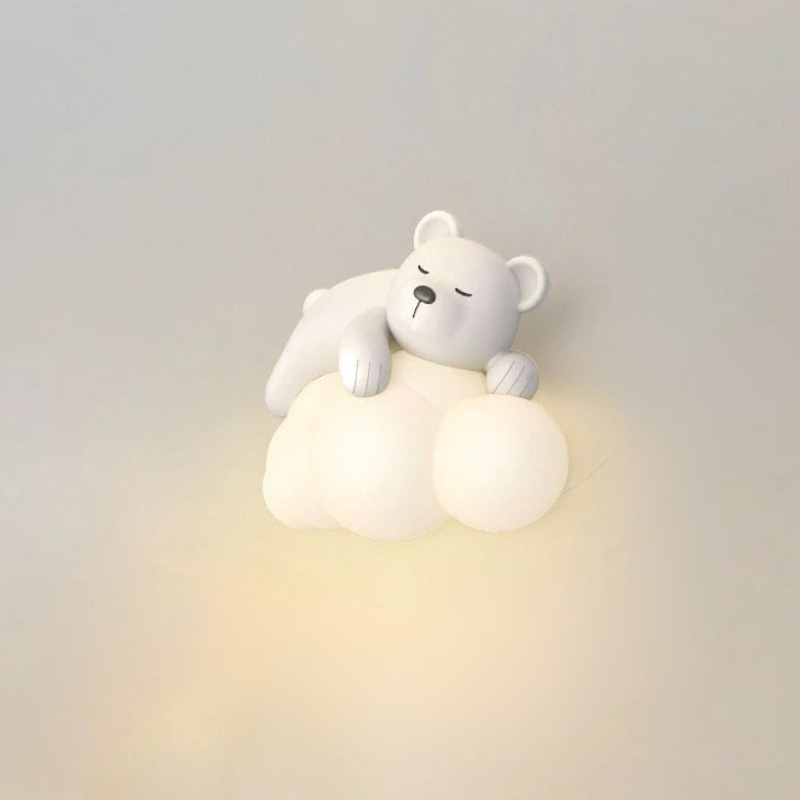 Nordic Chattige Beer & Konijn Desig LED Wandlamp