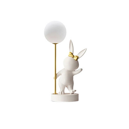 Keramiek & Metaal LED Konijn Kinder Tafel Lamp