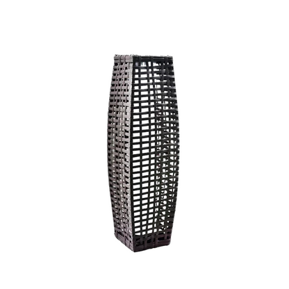 Imitatie Rotan Zonne-Energie Buiten Vloerlamp