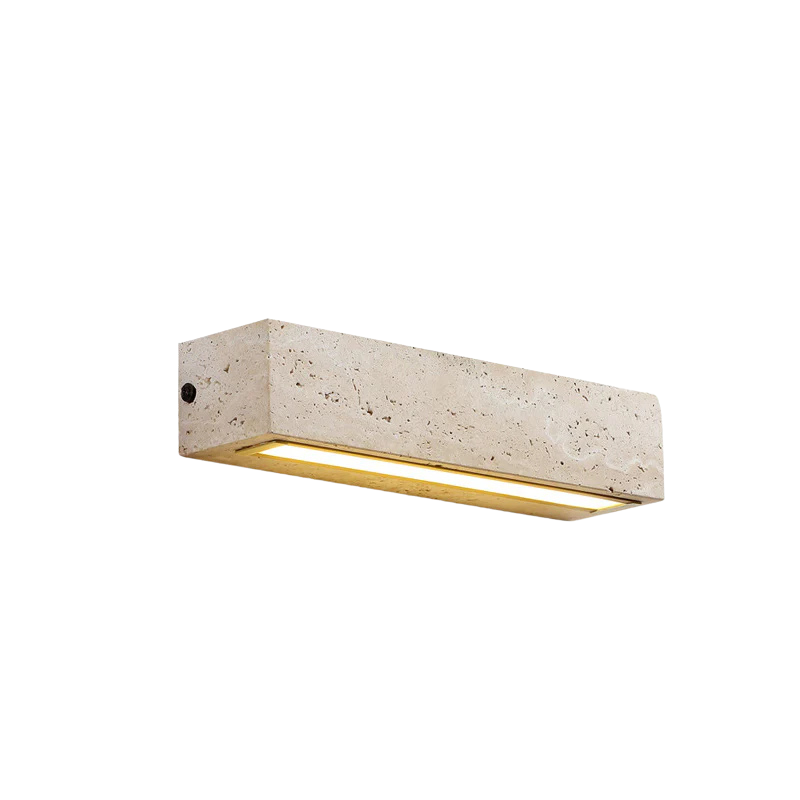 Retro Rechthoekig Waterdichte Travertin LED Wandlamp