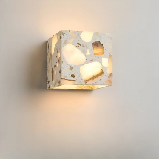 Retro Wabi-Sabi Stijl Marmeren Wandlamp