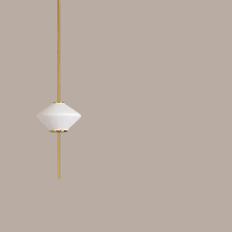Art Deco Glazen Hanglamp met Zachte LED-verlichting