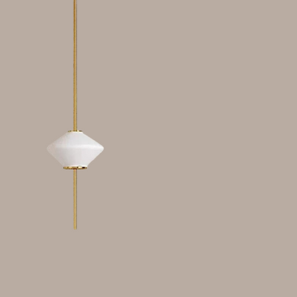 Art Deco Glazen Hanglamp met Zachte LED-verlichting