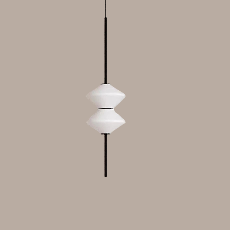 Art Deco Glazen Hanglamp met Zachte LED-verlichting