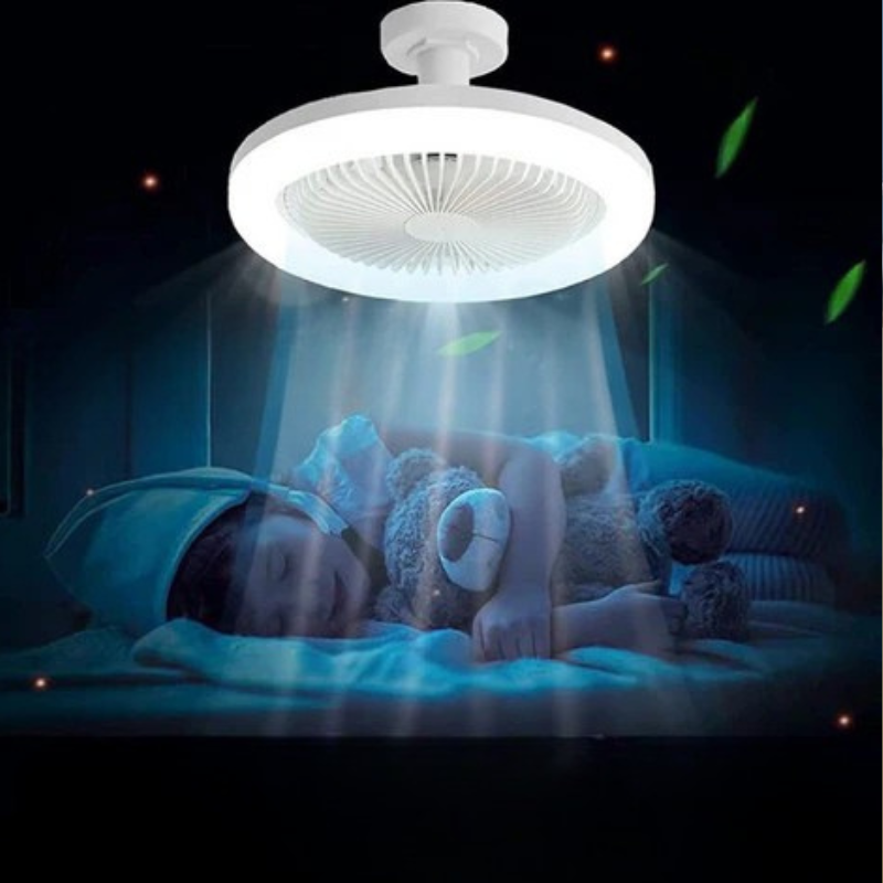 Energiezuinig LED Plafondventilator en E27 Fitting