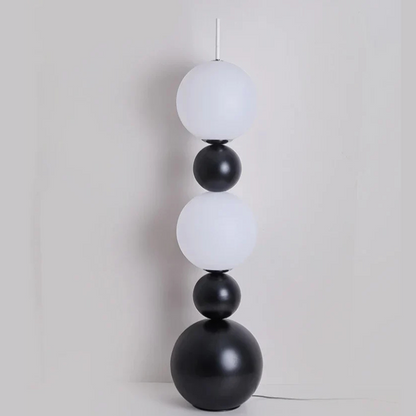 Bauhaus Stapelbal Authentieke Kalebas Vloerlamp