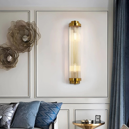 Moderne Gouden Gloed Kristallen Wandlamp
