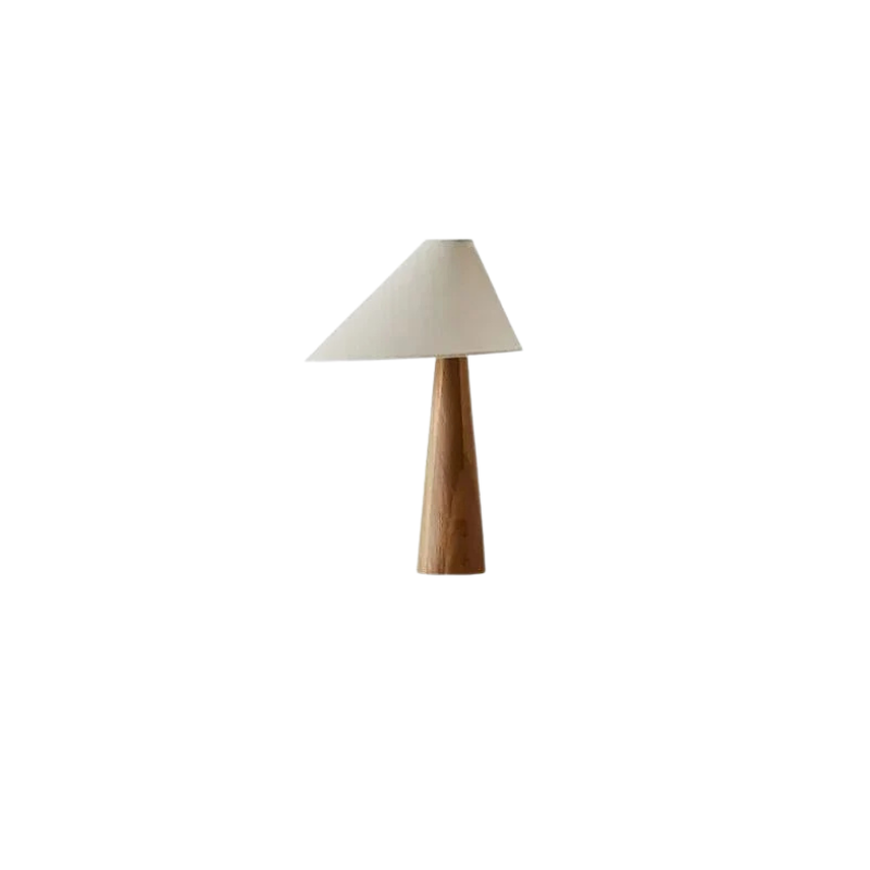Moderne Stijlvol Hout Tafellamp