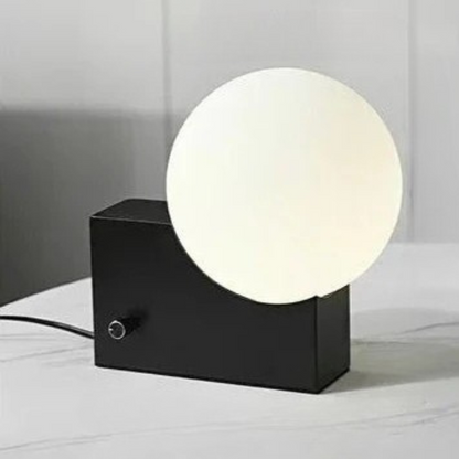 Modern Ontwerp Tafellamp met Matte Glazen Bol