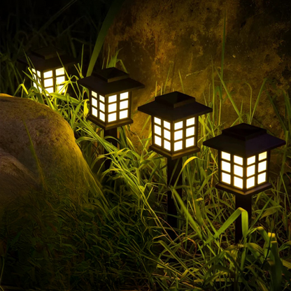 Luxe Zwarte Solar Duurzame Buitenlamp