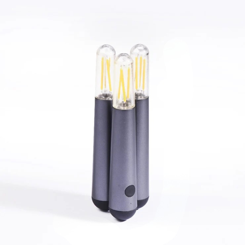 Kinetische LED Tafellamp met Draadloze Rotatie