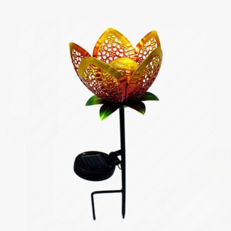 Decoratieve Solar IJzeren Bloemenlamp voor Buiten