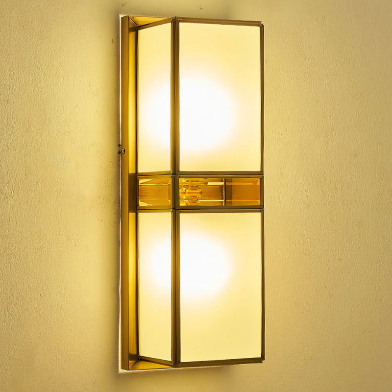 Retro Magari Messing IP65 Buitenwandlamp