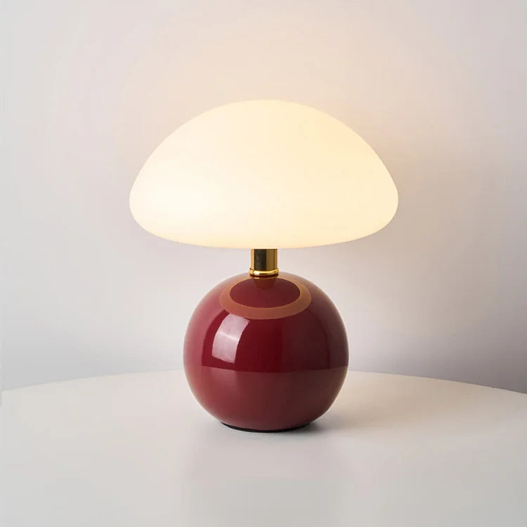 Variant image for Franse Crème Paddenstoellamp – Elegante LED Verlichting voor een Gezellige Sfeer-6