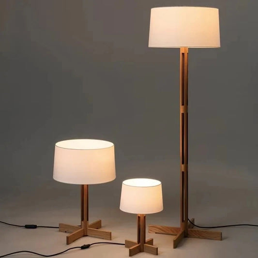 Tijdloos Vintage Design Tafellamp & Staande lamp