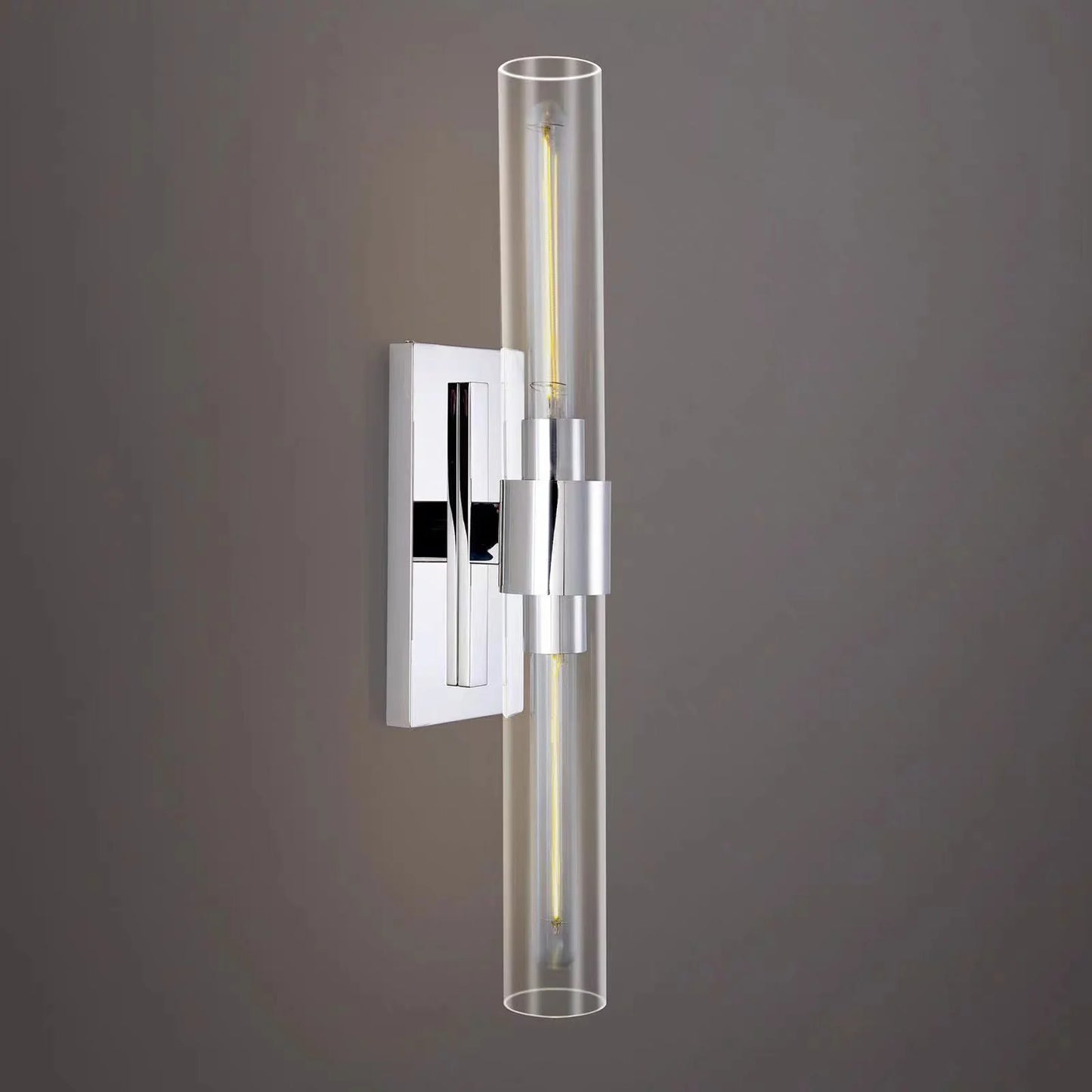 Aurora Luxe Kristallen Wandlamp 23" H