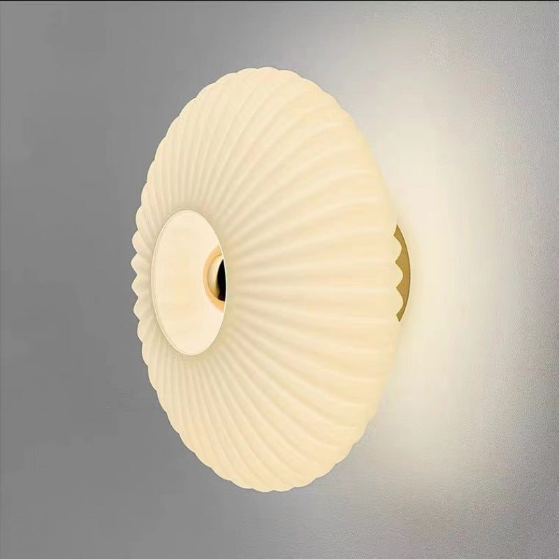 Lichtgevende Golf Glazen LED Wandlamp
