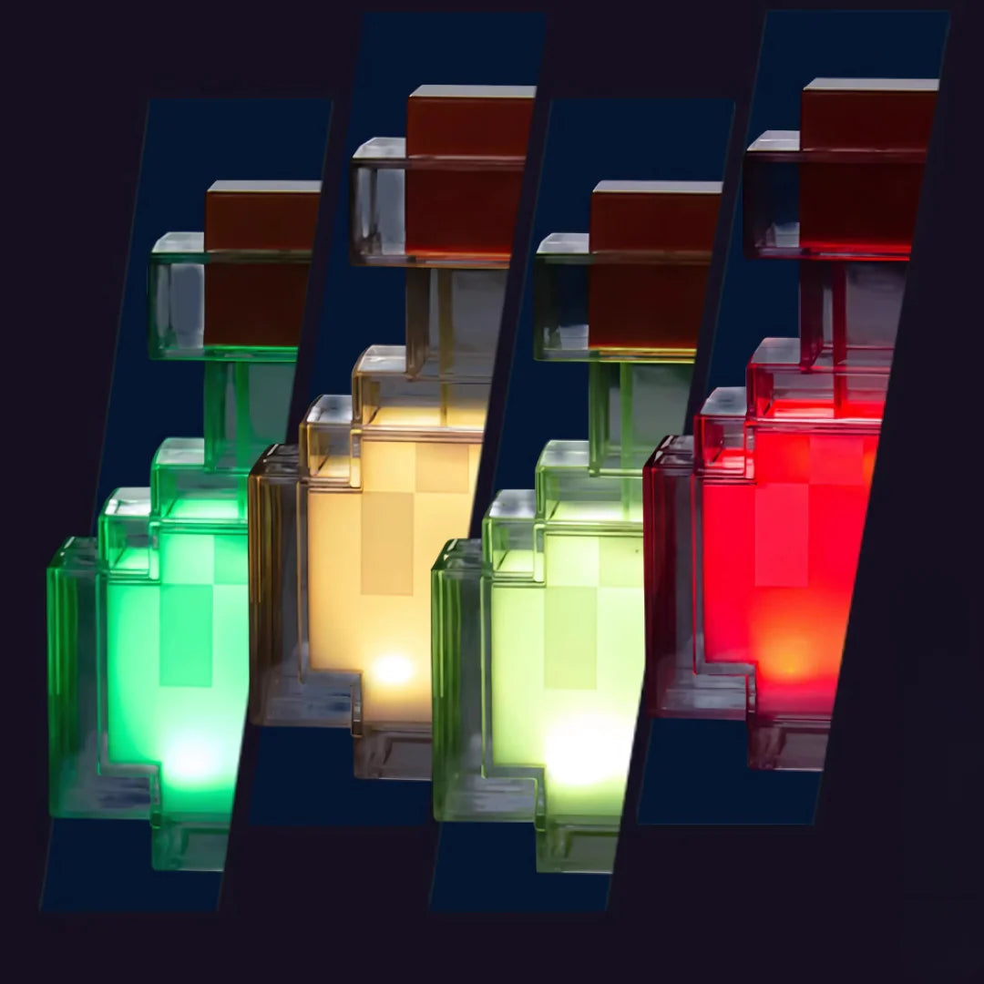 Blockcraft Avontuur Licht Set–Zwaard, Fakkel en Drankje