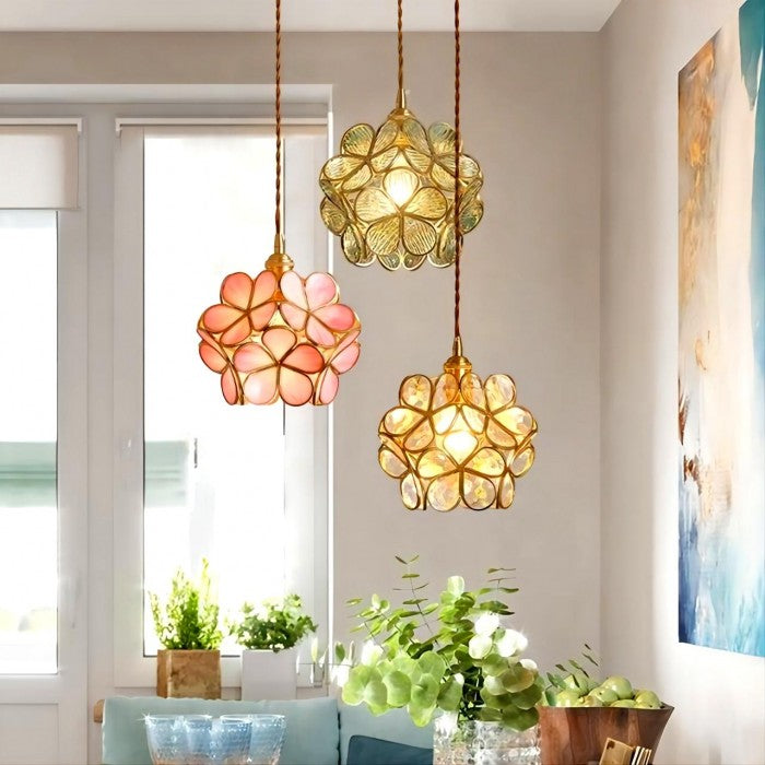 LotusGlow Hanglamp – Bloemvormige Design
