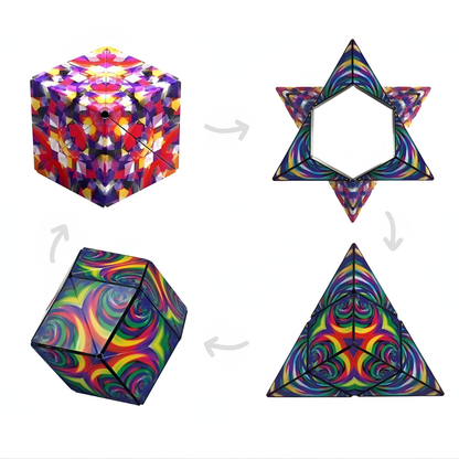 Puzzel Magnetische Vormveranderende Kunst Kubus