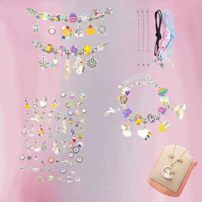 Knutselset Armbandjes Kinderen Creatieve Kralen Bedels