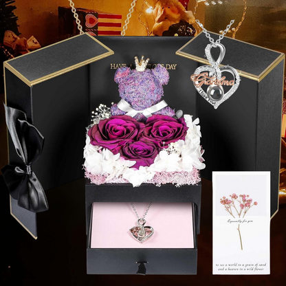 Cadeaubox Eeuwige Rozen Sieraden Geschenk Decoratief