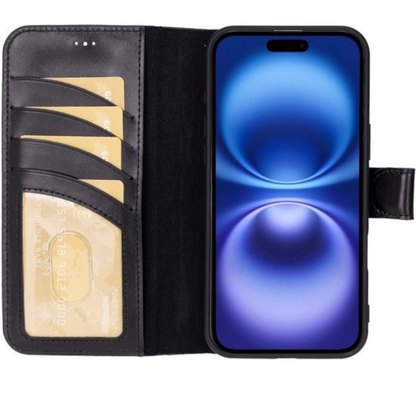 Telefoonhoesje Wallet Leer Pasjeshouder Kickstan