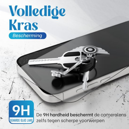 Telefoonhoesje Transparant Siliconen Shockproof Screenprotector