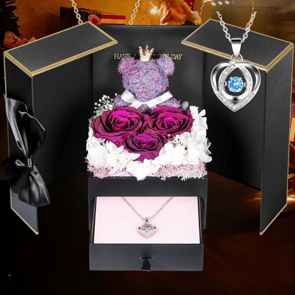 Cadeaubox Eeuwige Rozen Sieraden Geschenk Decoratief