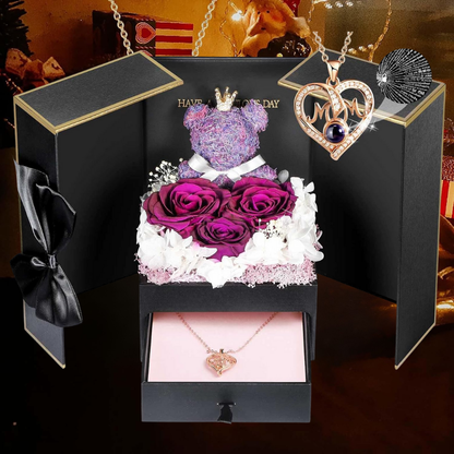 Cadeaubox Eeuwige Rozen Sieraden Geschenk Decoratief