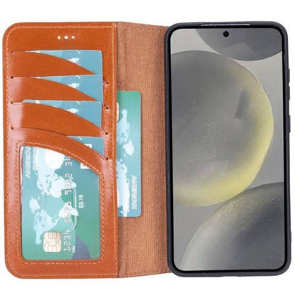 Telefoonhoesje Wallet Leer Pasjeshouder Kickstan