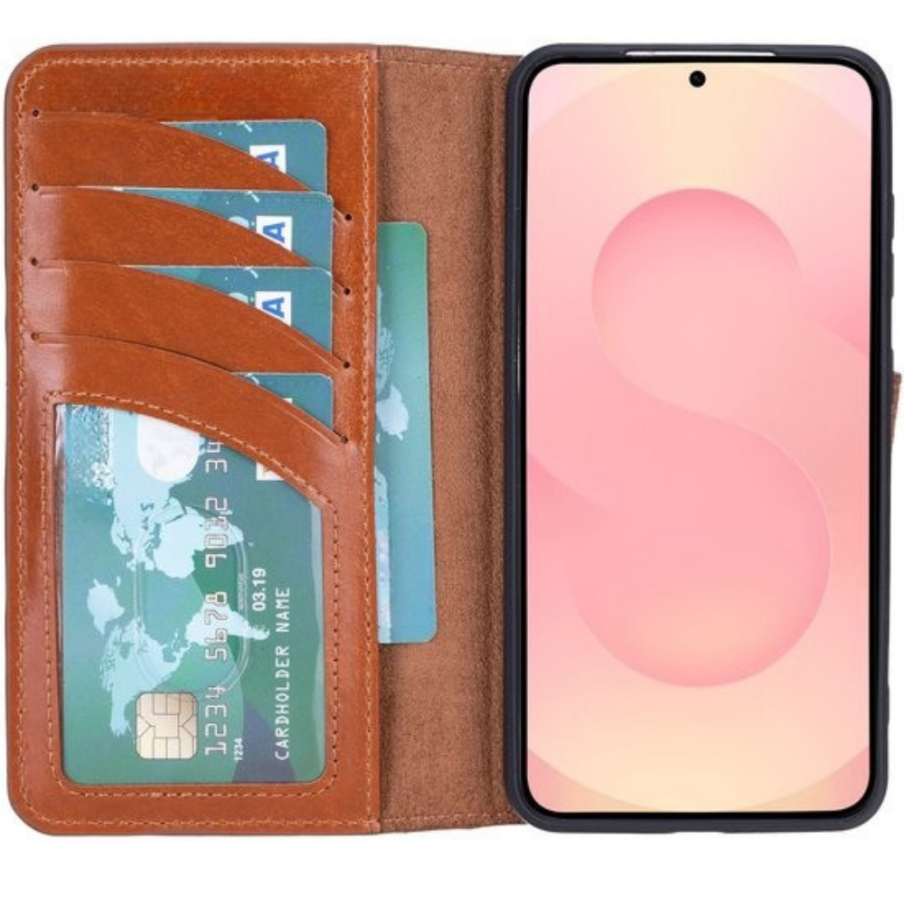 Telefoonhoesje Wallet Leer Pasjeshouder Kickstan