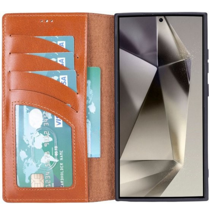 Telefoonhoesje Wallet Leer Pasjeshouder Kickstan