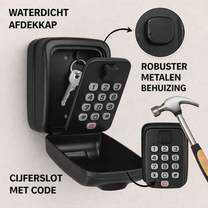 Sleutelkluis Code Buiten Wandmontage Weerbestendig
