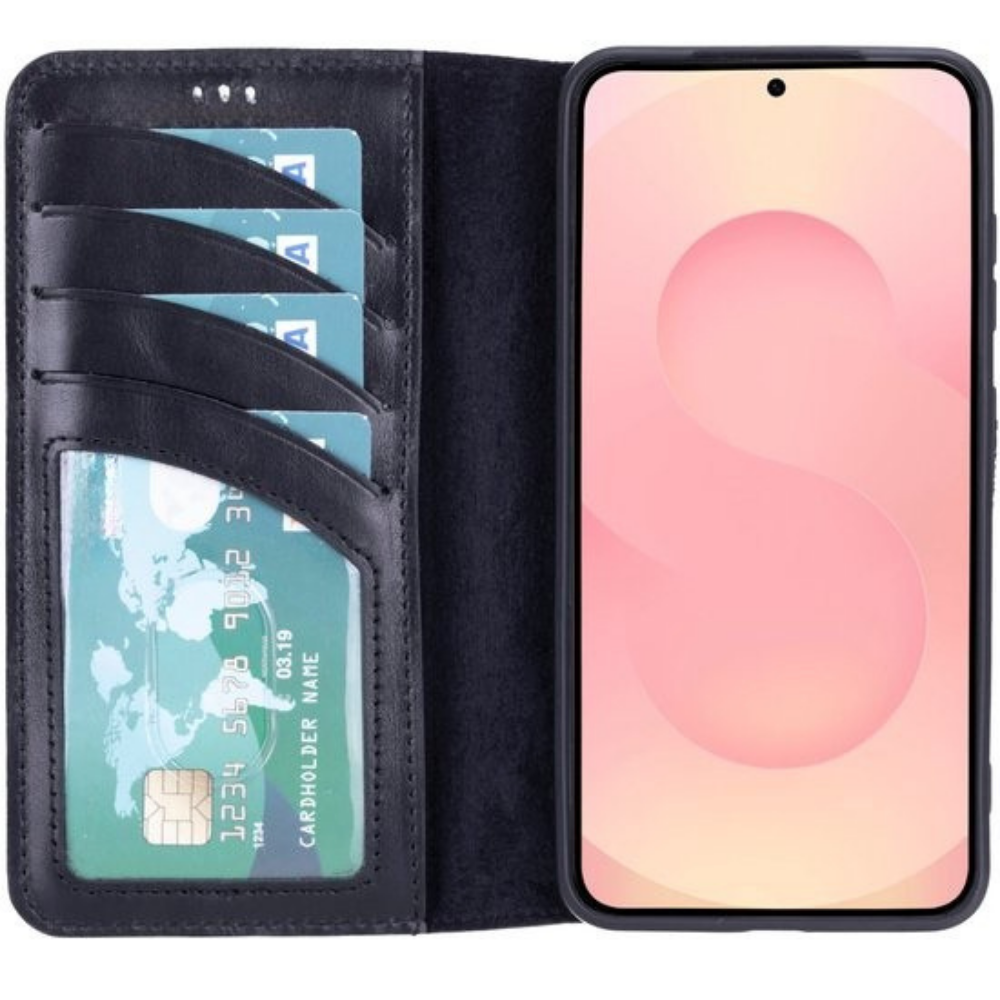 Telefoonhoesje Wallet Leer Pasjeshouder Kickstan