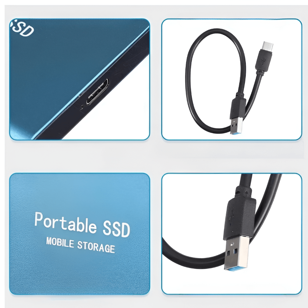 Externe SSD Draagbare Opslag Snelle Compacte Gegevensopslag