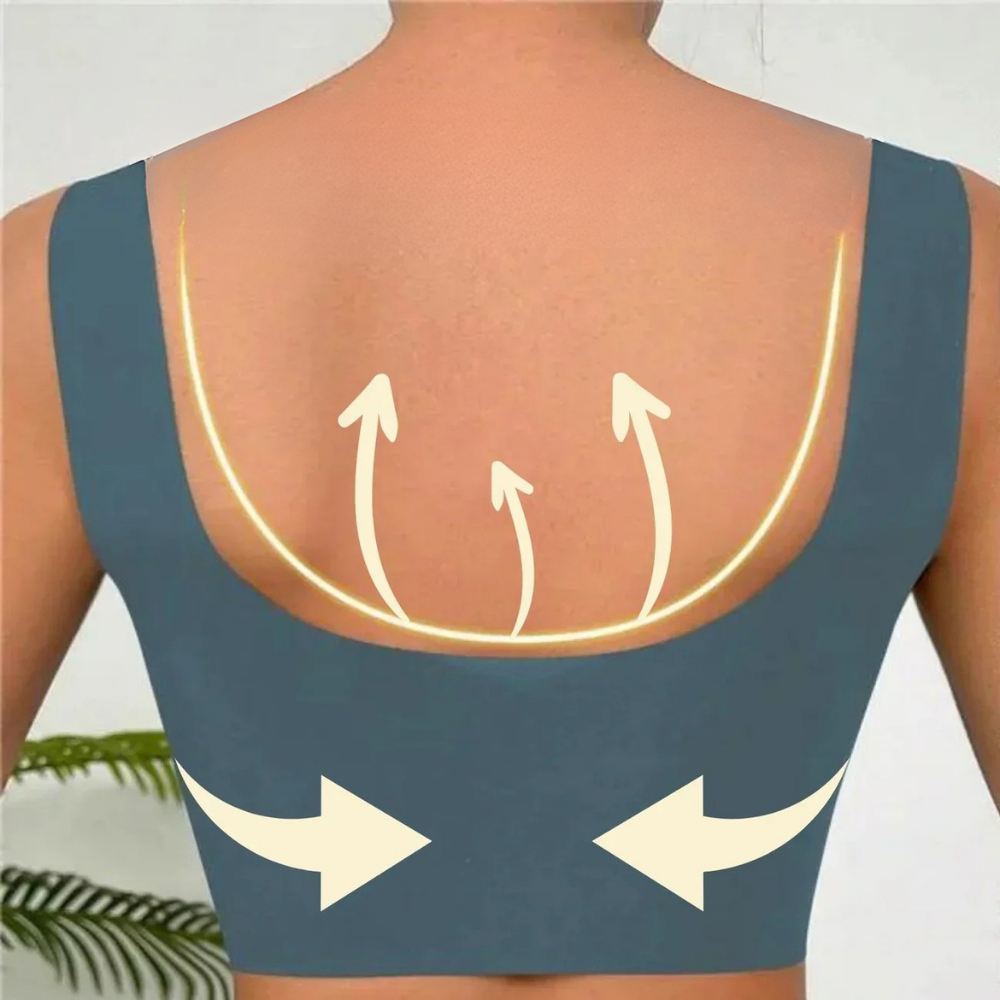 Sport BH Dames Naadloos Push Up Comfort