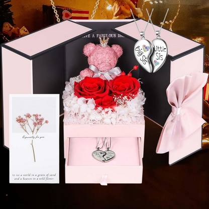 Cadeaubox Eeuwige Rozen Sieraden Geschenk Decoratief