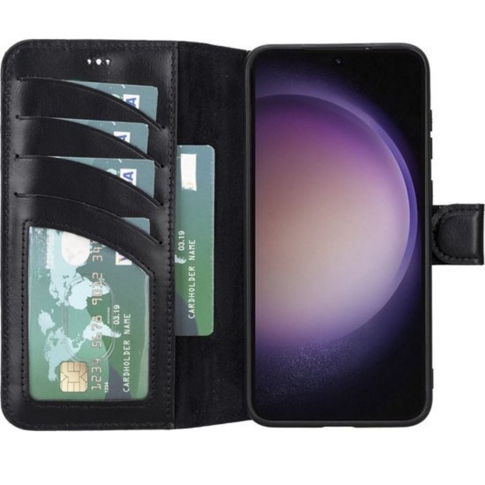 Telefoonhoesje Wallet Leer Pasjeshouder Kickstan