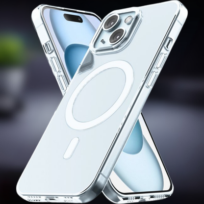 Telefoonhoesje Transparant Magneet Draadloos Opladen Bescherming