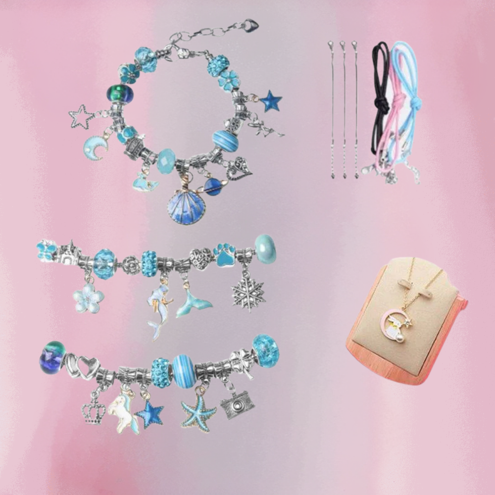 Knutselset Armbandjes Kinderen Creatieve Kralen Bedels