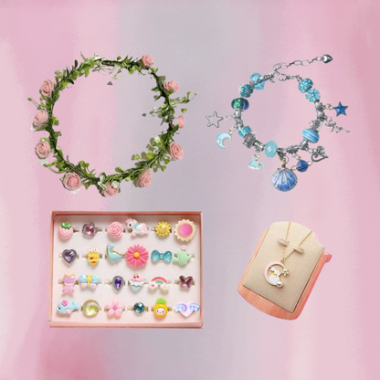 Knutselset Armbandjes Kinderen Creatieve Kralen Bedels