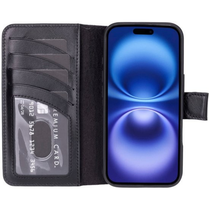 Telefoonhoesje Wallet Leer Pasjeshouder Kickstan