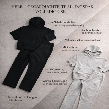 Heren Trainingspak Hoodie Comfortabel Casual Lounge Set