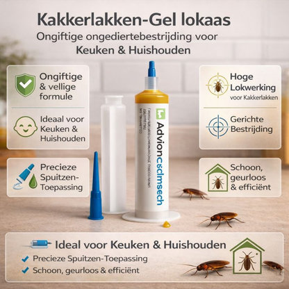Kakkerlakken Gel Ongediertebestrijding Veilig Keuken Woning
