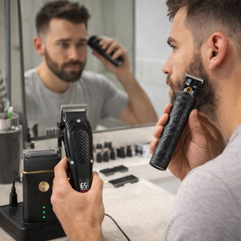 Haartrimmer Set Draadloos Professioneel Baard Haar Verzorging