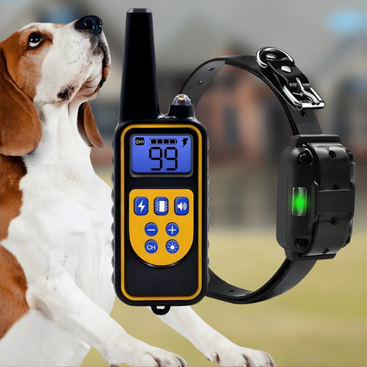 Afstandsbediening Hondentrainingshalsband Waterdicht Oplaadbaar