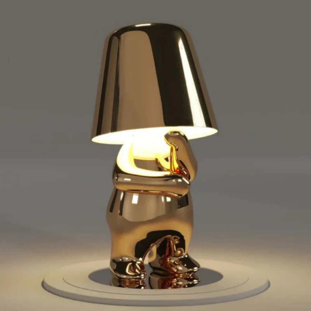 Tafellamp Sculptuur Goud Touch Dimbaar Draadloos Design