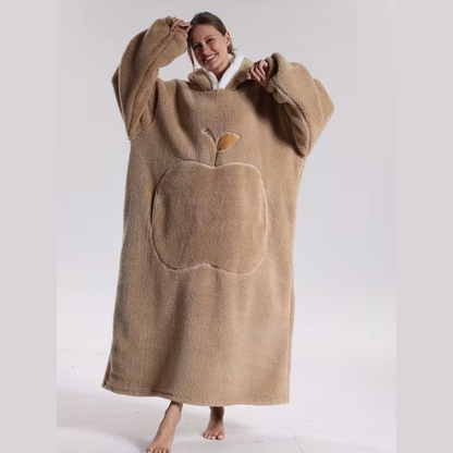 Hoodie Deken Oversized Warm Fleece Draagbare Plaid
